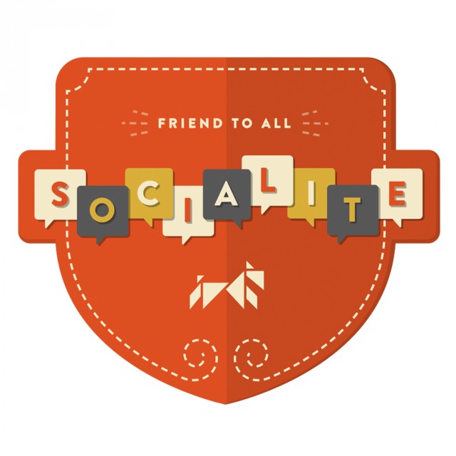 Dognition Profile Badges: Socialite